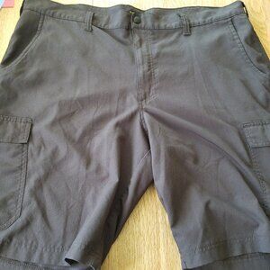 Lee Extreme Motion Shorts Mens 42 Gray Cargo 10" Performance Series Hiking Work